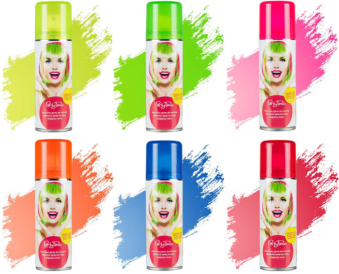 Farba w sprayu do włosów koloryzująca NEON
