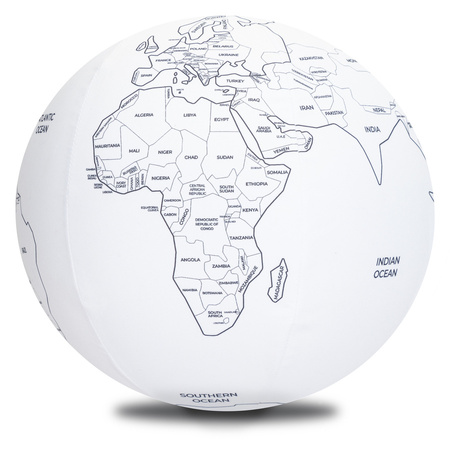 Piłka Balonowa Globus Państwa Świata do kolorowania ENG