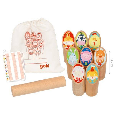 KUBB gra Wikinga zwierzątka GOKI