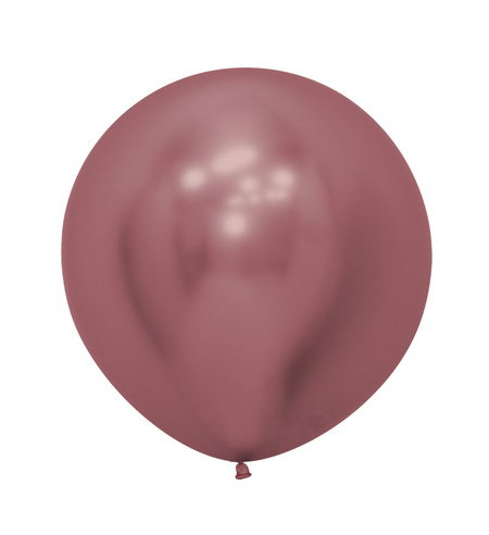 Balony Sempertex Chrome Shiny Reflex Pink 24 cale 3 szt.