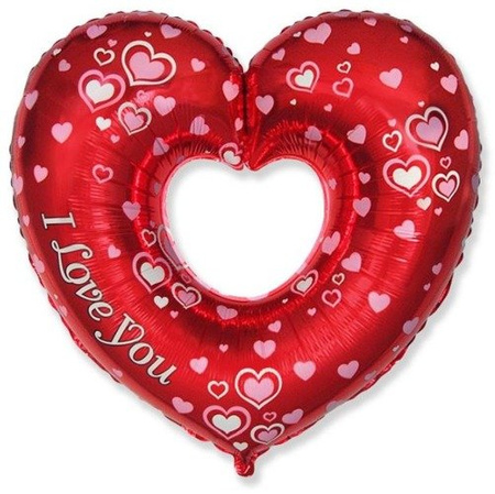 Serce I love You balon foliowy 24" FX