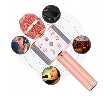 Mikrofon bezprzewodowy KARAOKE Bluetooth + głośnik