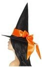 Kapelusz Wiedźmy z pomarańczową kokardą