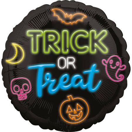 Balon foliowy Trick or Treat halloween 18 cali