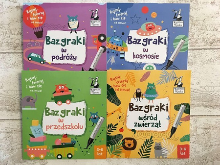 BAZGRAKI W PODRÓŻY (3-6 LAT) KSIĄŻKA + MAZAK KAPITAN NAUKA