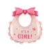 Balon foliowy Śliniak It's a girl Babyshowerb różowy 53x62cm