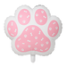 Łapa psia łapka balon foliowy 50 cm różowa