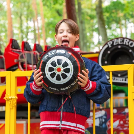 Balon foliowy Racing Car Koło 45x50 cm