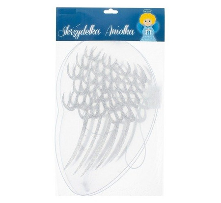 Skrzydła anioła aniołka brokatowe 37 x 45 cm