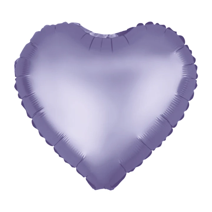 Balon foliowy serce satynowe matowe 18 cali fioletowy