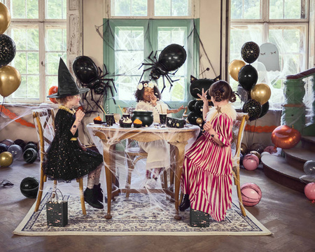 Balon foliowy PAJĄK 60x101 cm metalizowany Halloween