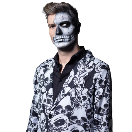 Soczewki kontaktowe 3 - miesięczne dwukolorowe Szkieletor Boland