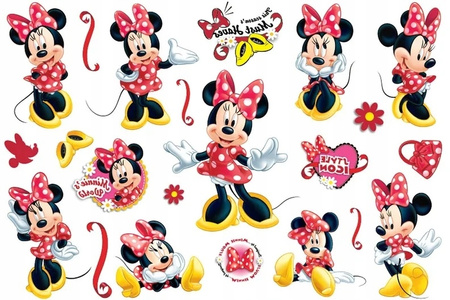 Tatuaże zmywalne wodne dla dzieci Myszka Minnie