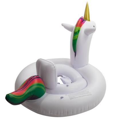 Koło dmuchane Jednorożec z siedziskiem dla dzieci 70 cm