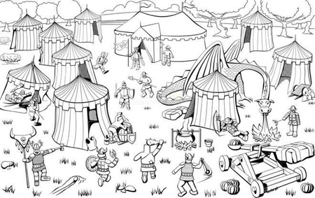 HOCKO Układanka RYCERZE