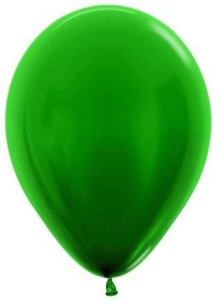 Balony Sempertex Metallic 10'' 100 szt. Forest Green