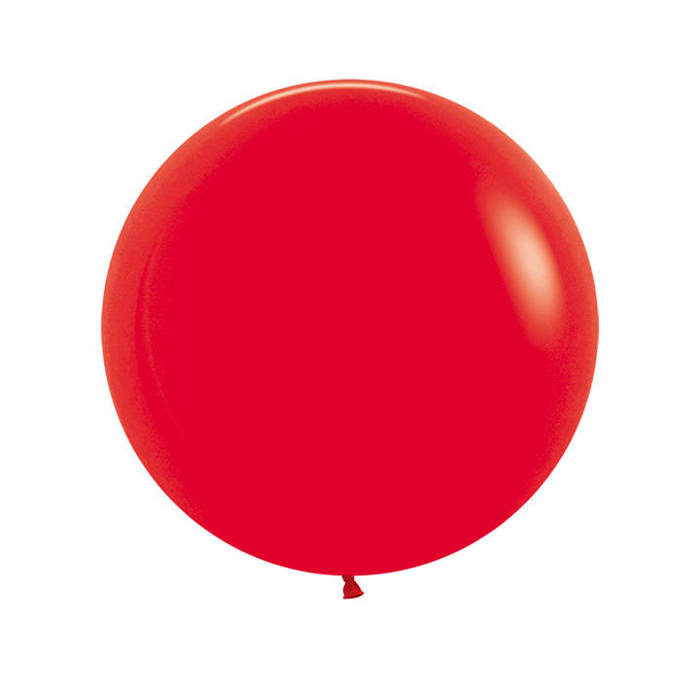 Balon 24 cale Sempertex Solid 1 szt. Red