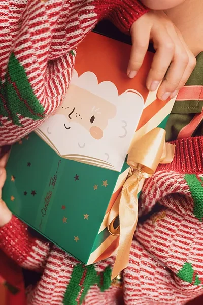 Pudełko prezentowe świąteczne MIKOŁAJ 15 x 22 cm