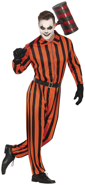 Strój męski Joker  więzień Halloween