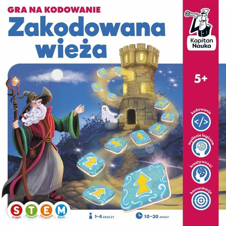 Zakodowana Wieża. Gra na kodowanie Kapitan Nauka