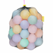 Piłki w worku suchy basen w woreczku 7cm - 50 szt. PASTELOWE