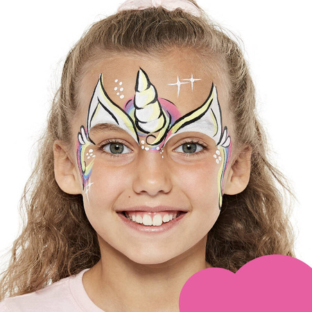 Zestaw Paleta PRO z szablonami Farby do twarzy i ciała Snazaroo