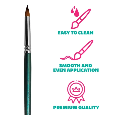 Pędzel do malowania twarzy i ciała KrazeFX - Petal 10