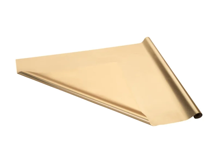 Folia dekoracyjna satynowa elegancki złoty, 0,8 x 25m