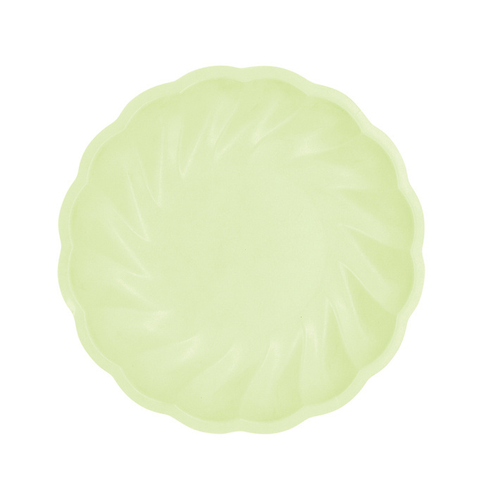 Talerz okrągły Vert Decor 6 szt. 23 cm zielony