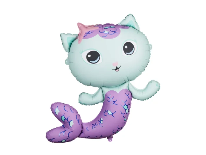 Balon foliowy Koci Domek Gabi Syrenkotka 80x82 cm