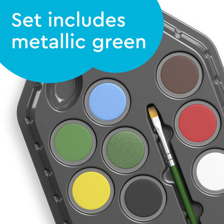 Zestaw Paleta PRO z szablonami Farby do twarzy i ciała Snazaroo
