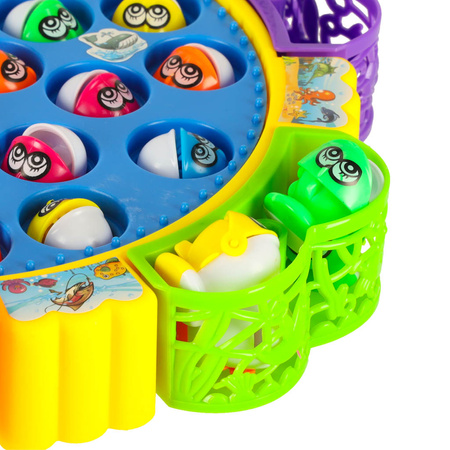 Gra zręcznościowa rodzinna rybki łowienie 24 rybek