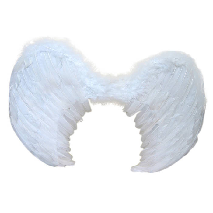 Skrzydła anioła anielskie BIAŁE 60 x 45 cm