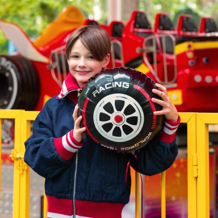 Balon foliowy Racing Car Koło 45x50 cm