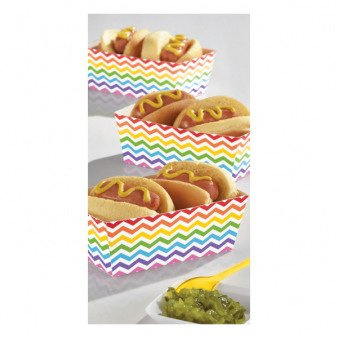 Pojemniki podłużne na słodycze przekąski 24 szt