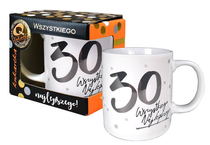 Kubek z nadrukiem 30 Urodziny 300 ml