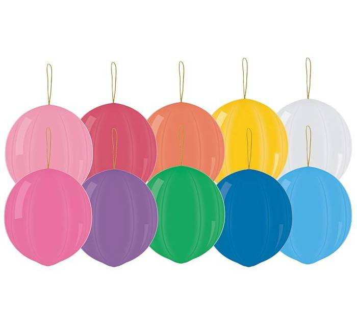 PIŁKA bez nadruku MIX 50szt Gemar balony