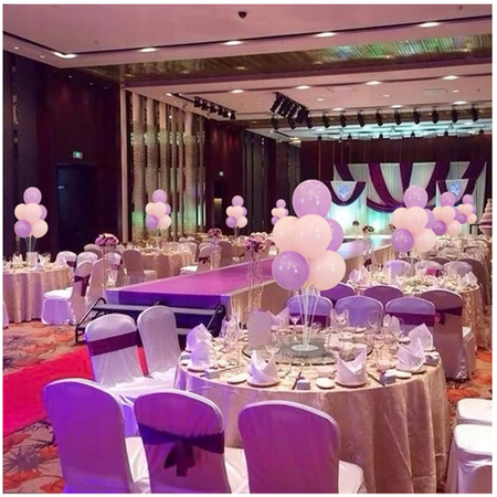 Stojak na balony stelaż Transparentny 140 cm