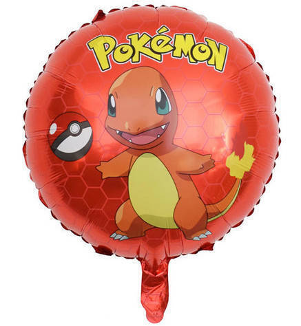 Balon foliowy POKEMON Charmander okrągły 18 cali
