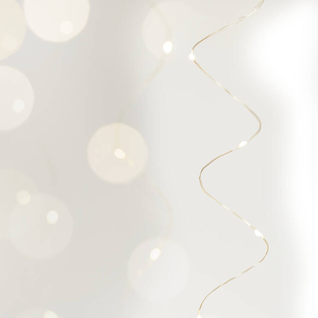 Lampki LED kurtyna druciki 3x3 m ciepły biały 300 LED