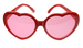 Okulary Serca Serduszka czerwone