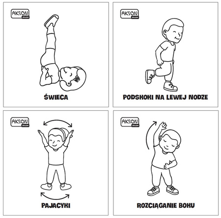 Karty obrazkowe ROZGRZEWKA 20 szt.