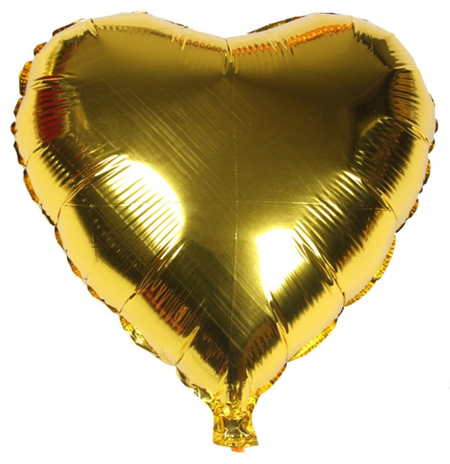 Serce jednokolorowy balon foliowy 18 cali