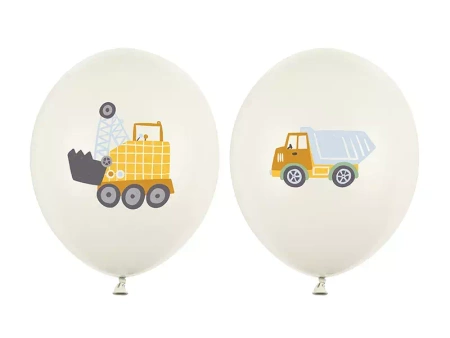 Balon gumowy POJAZDY BUDOWY 12" 1 szt.