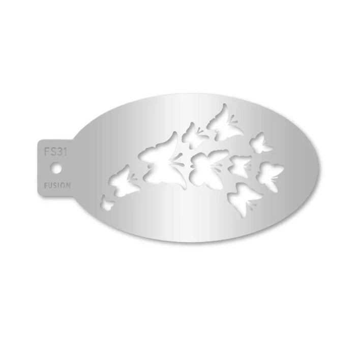 Szablon do malowania twarzy i ciała FUSION motylki