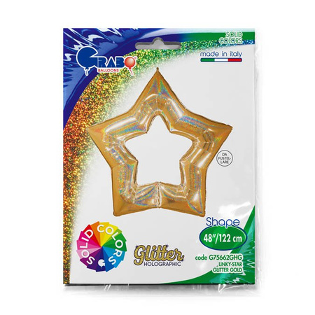 Gwiazdka Linky Star balon foliowy Grabo 122cm