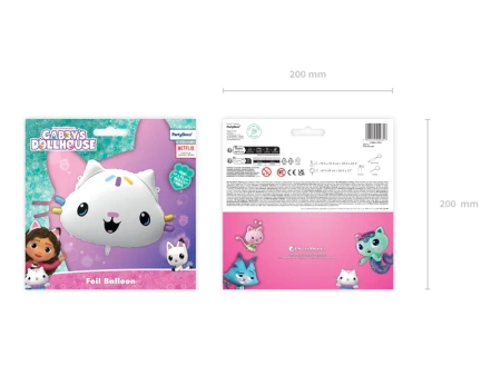 Balon foliowy Koci Domek Gabi Łakotek 67 x 43 cm