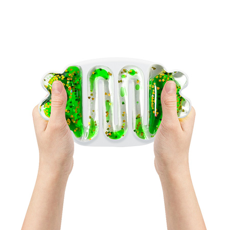 Gniotek sensoryczny z cieczą squishy zielony Tullo
