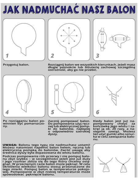 Balon kula BOBO Bubble Deco transparentny 45 cm