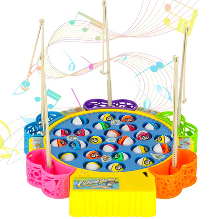 Gra zręcznościowa rodzinna rybki łowienie 24 rybek